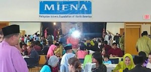 Hari Raya celebrations organized by the Malaysian Islamic Foundation of North America (MIFNA), a voluntary, non-profit organization which strives to create a sense of community in California.