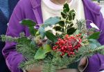 Christmas berries and foliage